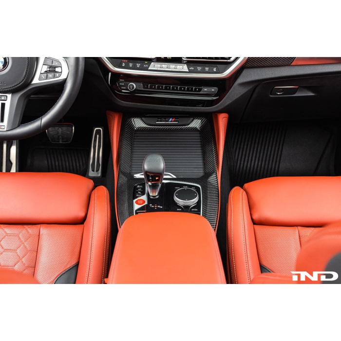Indiv F97 X3M / F98 X4M LCI Carbon Center Console Trim - LHD