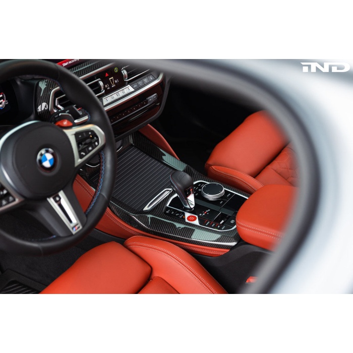 Indiv F97 X3M / F98 X4M LCI Carbon Center Console Trim - LHD