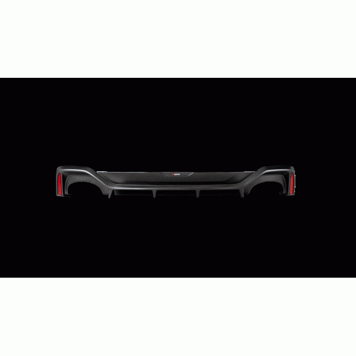 Akrapovic C8 RS6 / RS7 Carbon Rear Diffuser - Matte