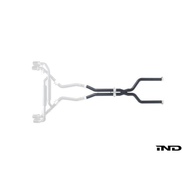 Eisenmann F95 X5M / F96 X6M Center Pipe Set - Non-Resonated