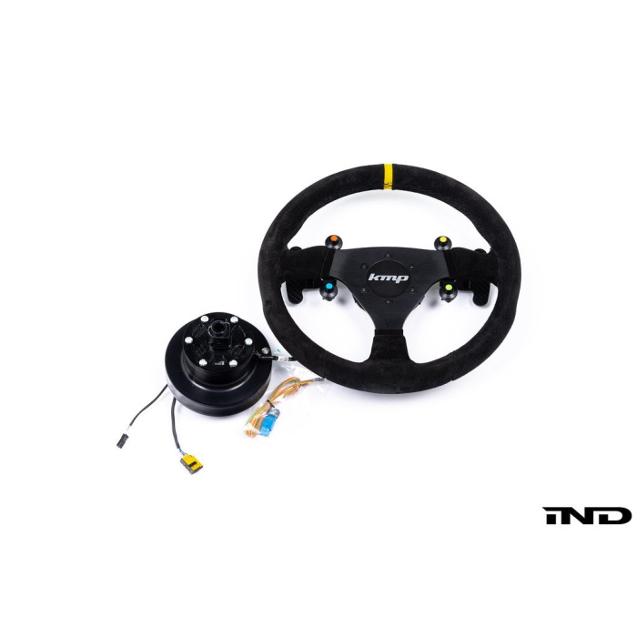 KMP E46 M3 Racing Wheel + Quick-Release Hub Kit - SMG