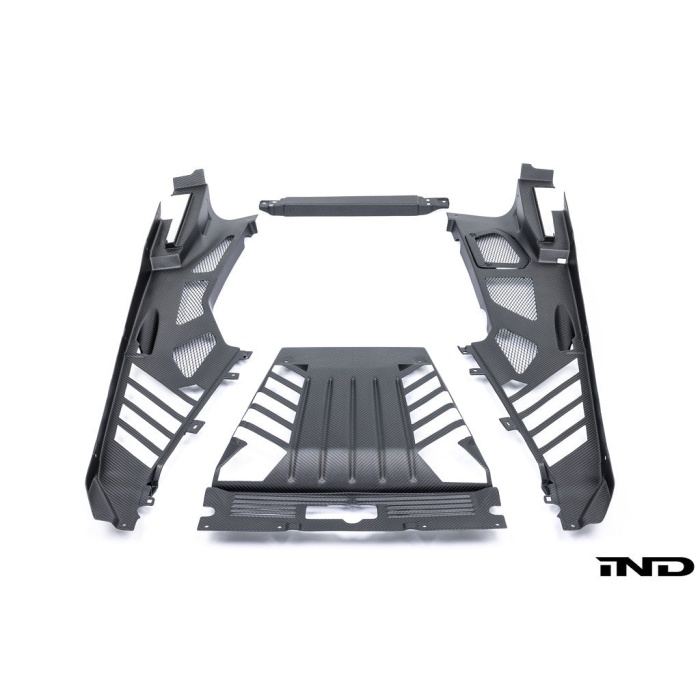 Eventuri Lamborghini Huracan Black Carbon Engine Cover Set