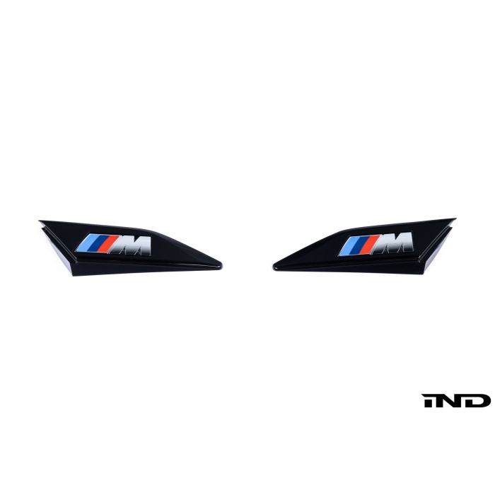 BMW G07 X7 M Fender Emblem Set - Gloss Black