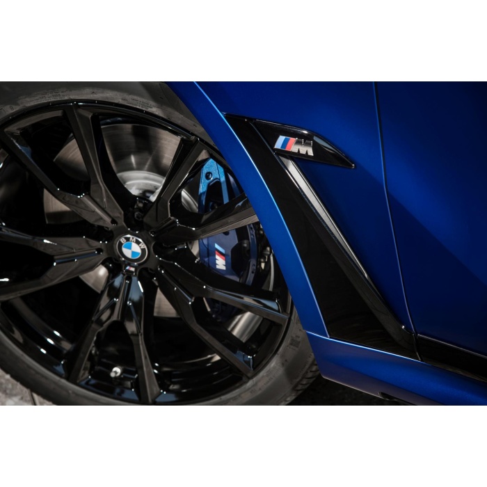 BMW G07 X7 M Fender Emblem Set - Gloss Black