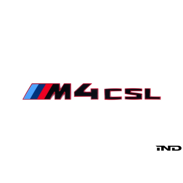 BMW G82 M4 CSL Trunk Emblem