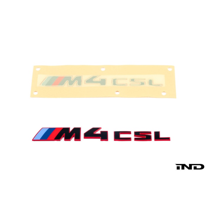 BMW G82 M4 CSL Trunk Emblem