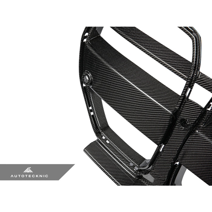 AutoTecknic G8X M3 / M4 Dry Carbon Motorsport V2 Front Grille