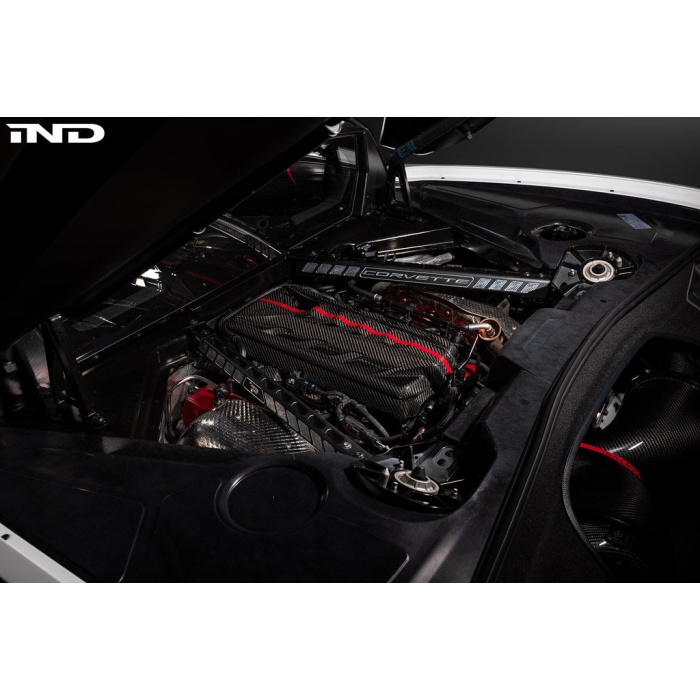 Eventuri Chevrolet C8 Corvette Black Carbon Engine Cover