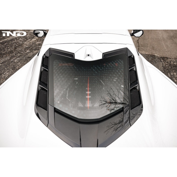 Eventuri Chevrolet C8 Corvette Black Carbon Engine Cover