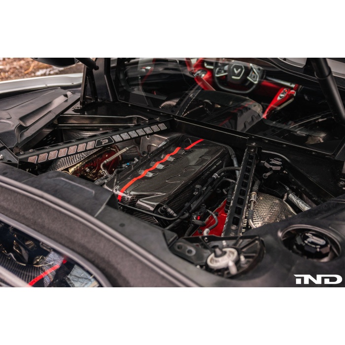 Eventuri Chevrolet C8 Corvette Black Carbon Engine Cover