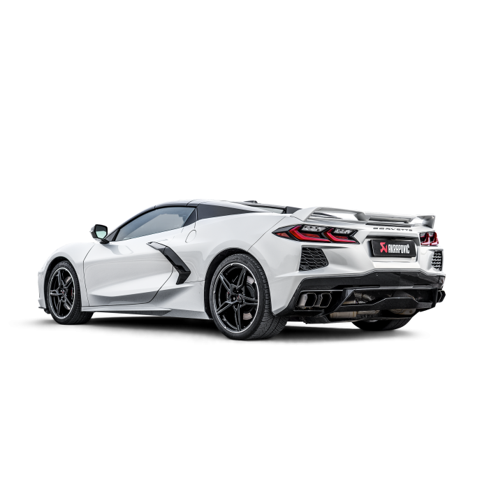Akrapovic C8 Corvette Titanium Performance Exhaust - Slip-On Line