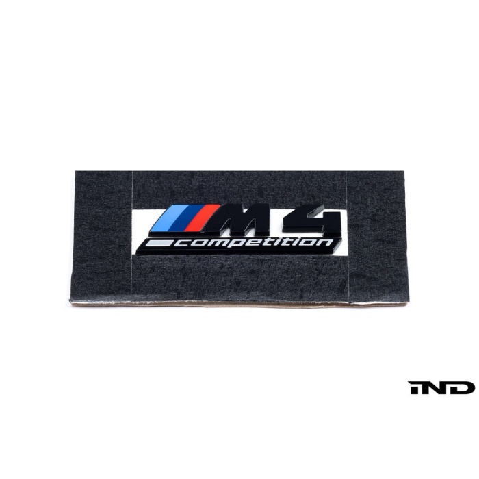 IND G8X M3 / M4 Competition Gloss Black Front Grille Emblem