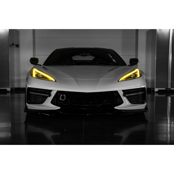 Motorsport+ C8 Corvette Race Style DRL LED Module Set - Yellow / Amber / Red / Blue