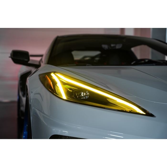 Motorsport+ C8 Corvette Race Style DRL LED Module Set - Yellow / Amber / Red / Blue