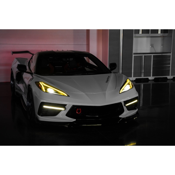 Motorsport+ C8 Corvette Race Style DRL LED Module Set - Yellow / Amber / Red / Blue