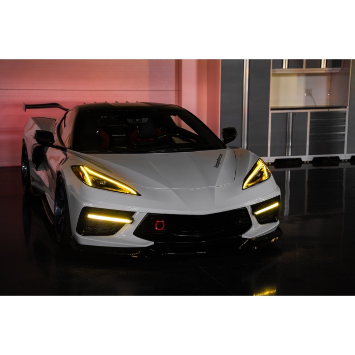 Motorsport+ C8 Corvette Race Style DRL LED Module Set - Yellow / Amber / Red / Blue