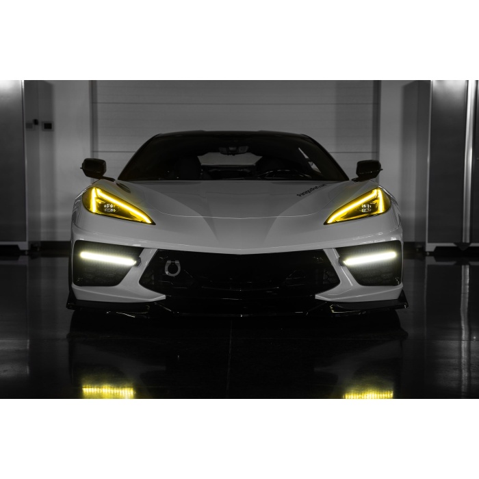 Motorsport+ C8 Corvette Race Style DRL LED Module Set - Yellow / Amber / Red / Blue