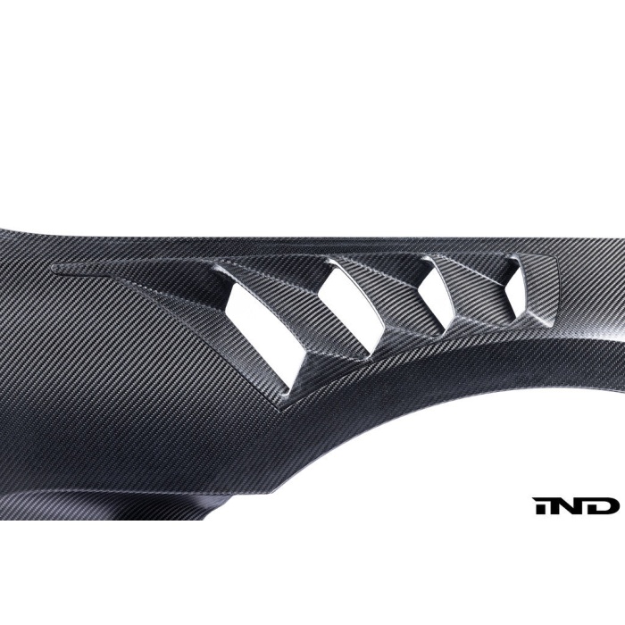 Alpha-N G87 M2 Carbon Vented Front Fender Set - V4 with Blades
