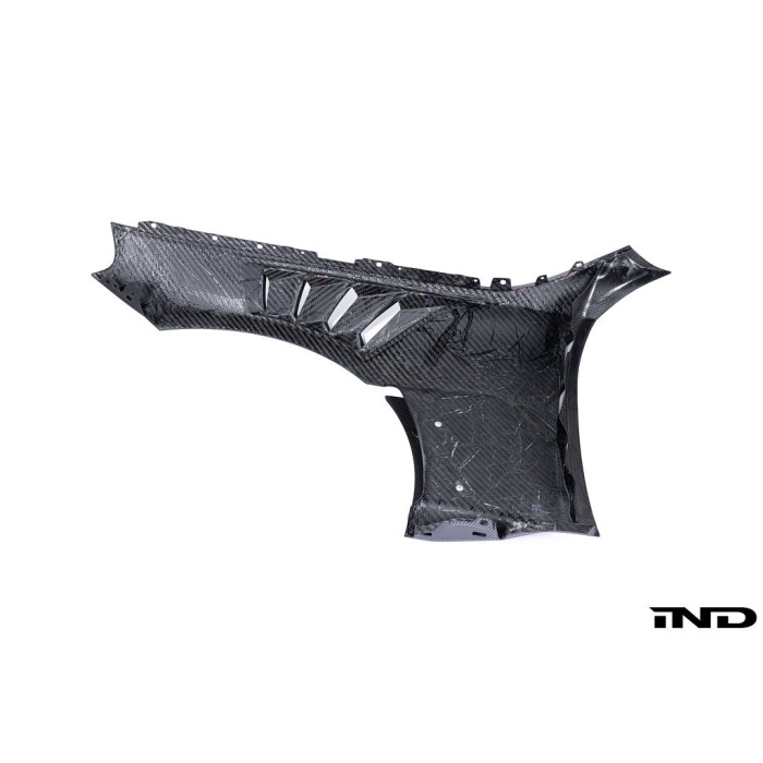 Alpha-N G87 M2 Carbon Vented Front Fender Set - V4 with Blades