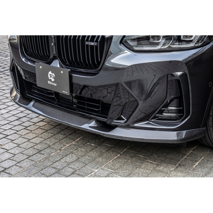 3D Design G01 X3 / G02 X4 LCI M-Sport Carbon Front Lip
