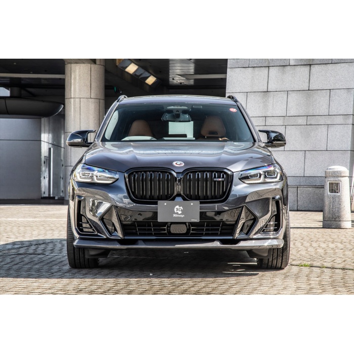 3D Design G01 X3 / G02 X4 LCI M-Sport Carbon Front Lip