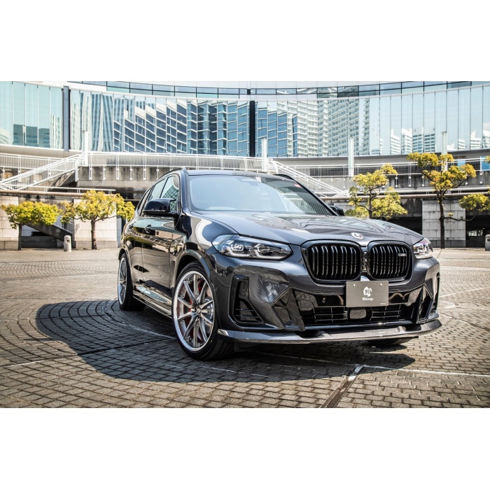 3D Design G01 X3 / G02 X4 LCI M-Sport Carbon Front Lip