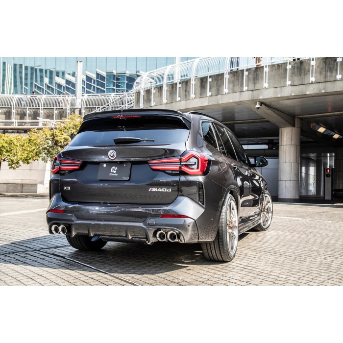 3D Design G01 X3 LCI M40i Carbon Rear Diffuser