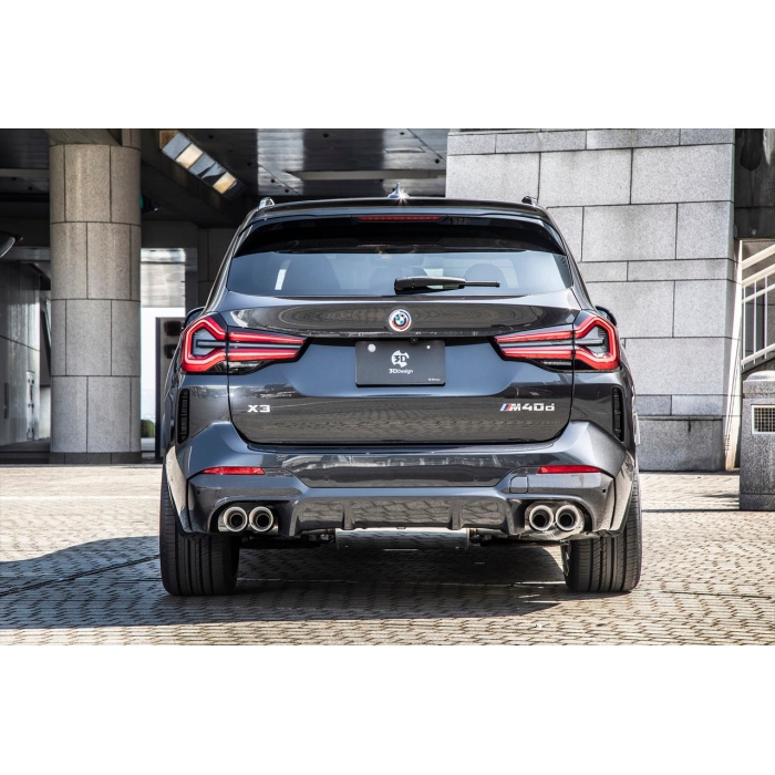 3D Design G01 X3 LCI M40i Carbon Rear Diffuser