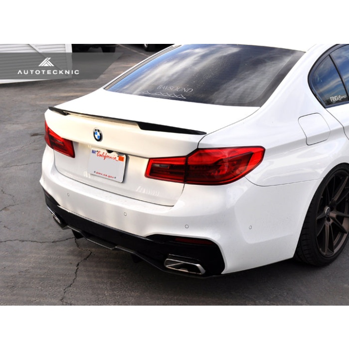 AutoTecknic F90 M5 / G30 5-Series Carbon Competition Extended-Kick Trunk Spoiler