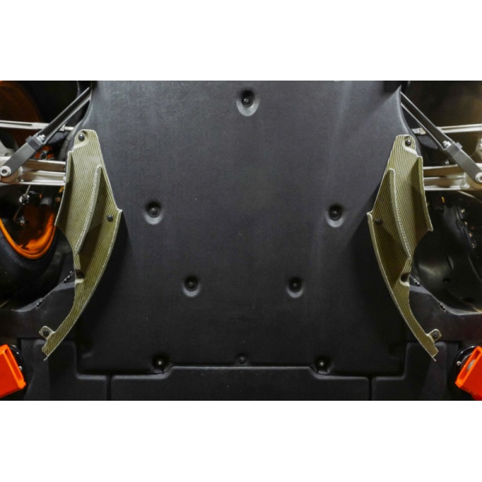 E-Motion Engineering 991 Carbon Front Underbody Strake Set