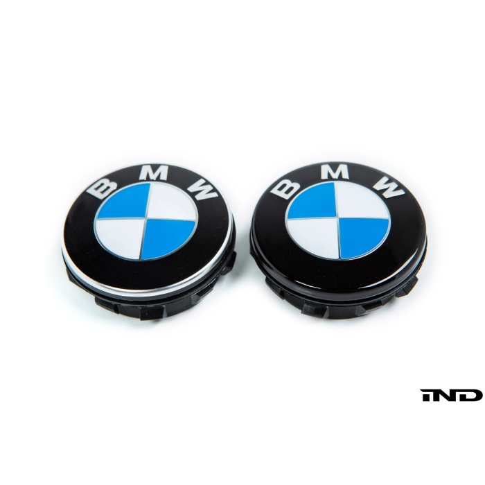 IND Gloss Black Floating Wheel Center Cap Set - 56mm