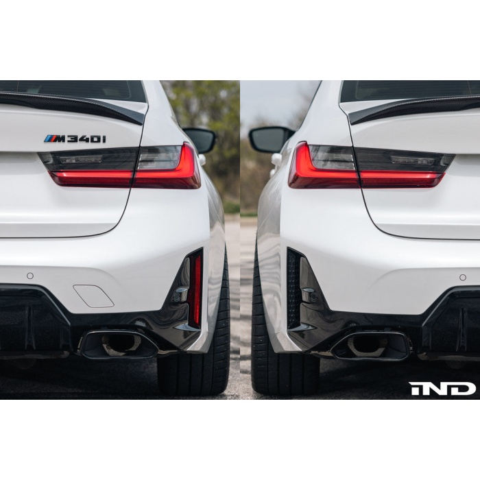 Acexxon G20 3-Series LCI M-Sport Rear Reflector Insert Set - Honeycomb