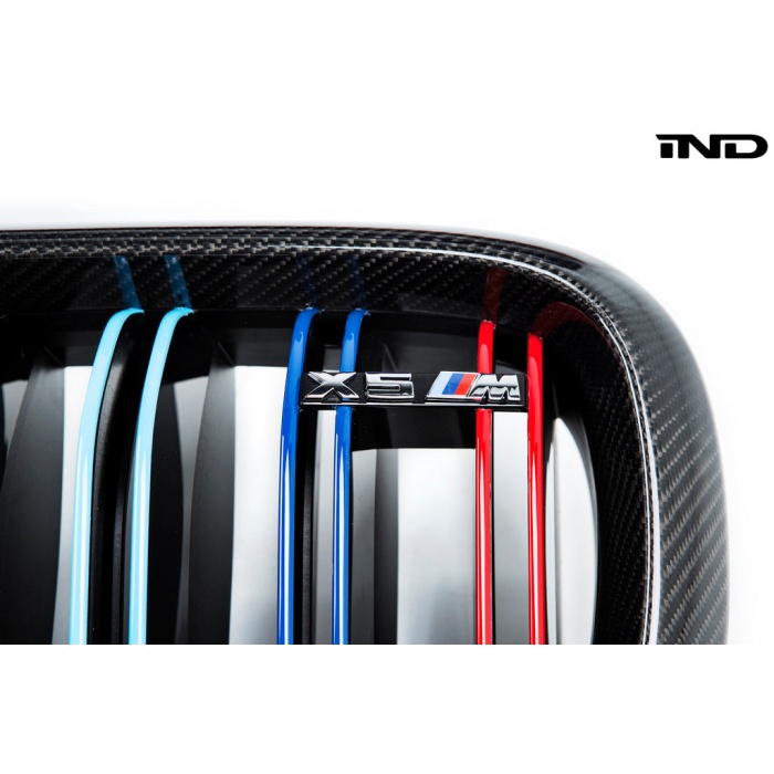 IND F85 X5M Carbon Front Grille Set