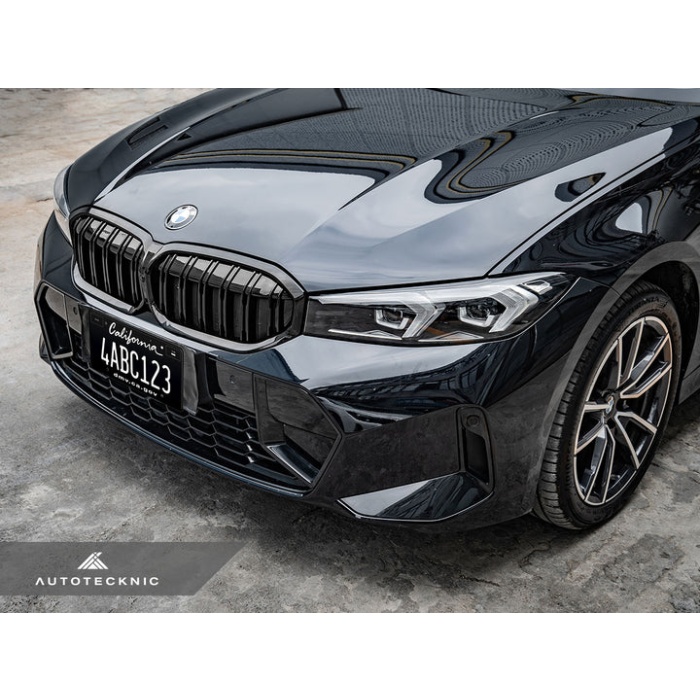 AutoTecknic G20 3-Series LCI Dual-Slat Front Grille - Gloss Black