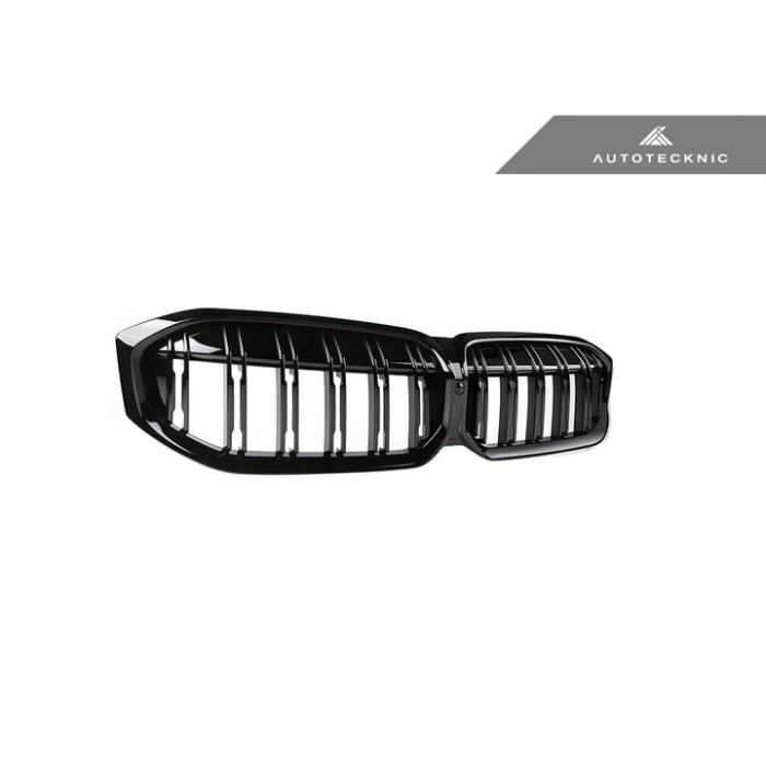 AutoTecknic G20 3-Series LCI Dual-Slat Front Grille - Gloss Black