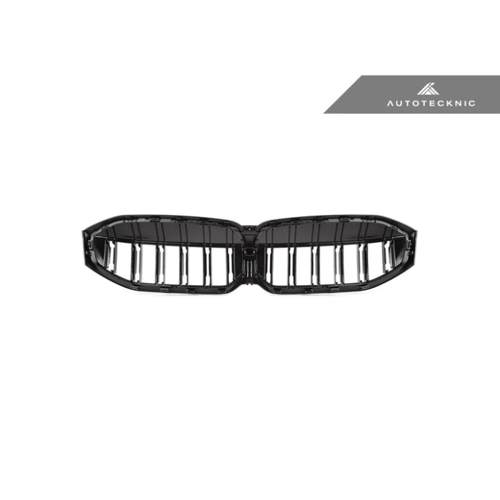 AutoTecknic G20 3-Series LCI Dual-Slat Front Grille - Gloss Black