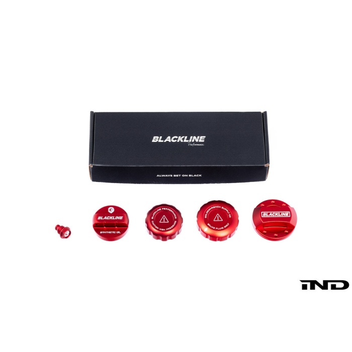 Goldenwrench Blackline Performance GR Corolla / Yaris (G16E-GTS) Cap Set - Edition Red