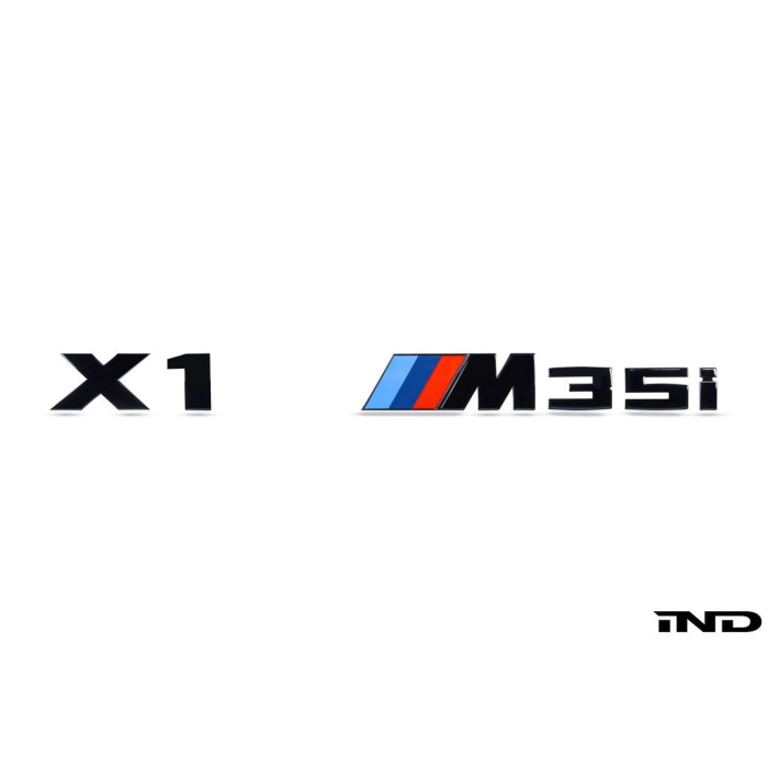 IND U11 X1 M35i Painted Trunk Emblem