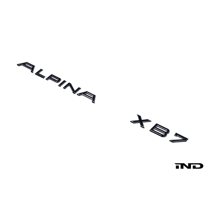 IND G07 Alpina XB7 Painted Trunk Emblem