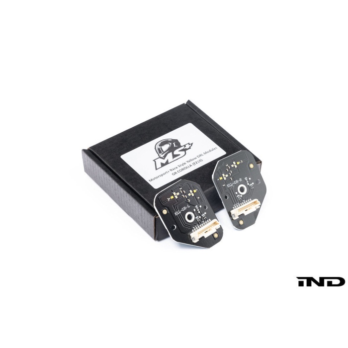 Motorsport+ E210 GR Corolla Race Style Yellow DRL LED Module Set - V2