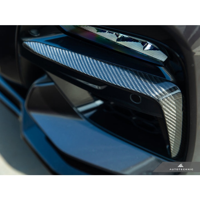 AutoTecknic G01 X3 / G02 X4 M40i Pre-LCI Carbon Front Bumper Trim Set