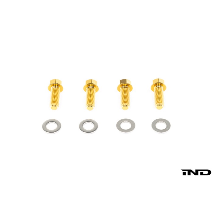 Rogue Engineering Exhaust Brace Titanium Hardware Kit - Gold Anodized