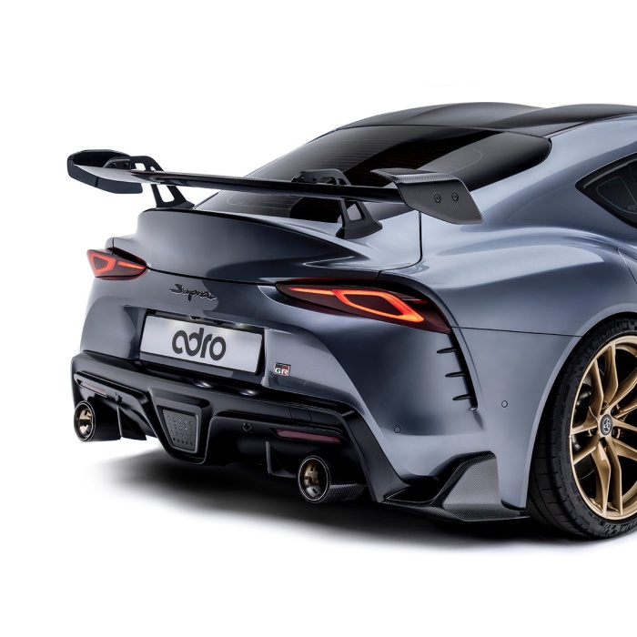 ADRO A90 Supra Carbon Rear Bumper Winglet Set