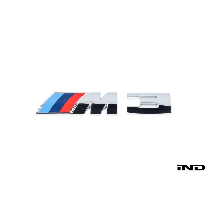 BMW E9X M3 OE Chrome Trunk Emblem
