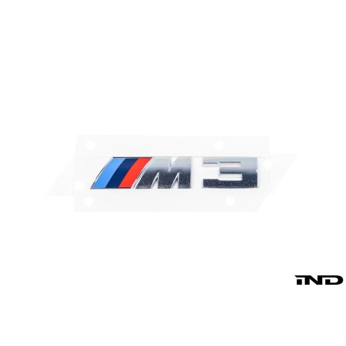 BMW E9X M3 OE Chrome Trunk Emblem