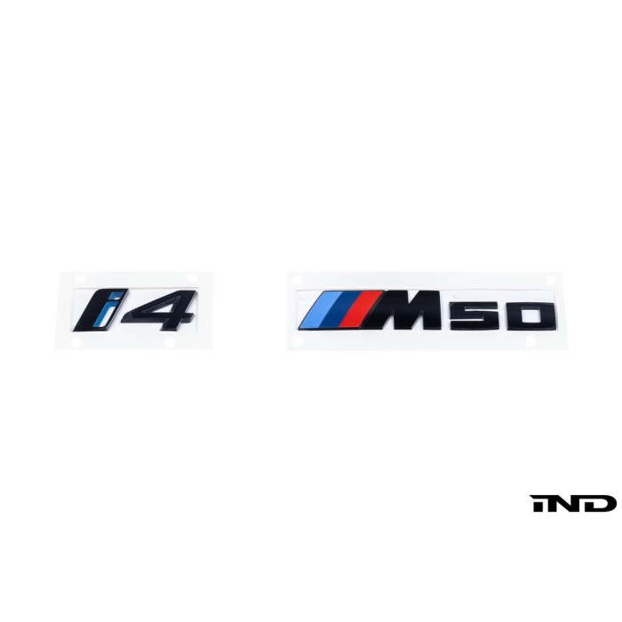 BMW G26 i4 Trunk Emblem - Gloss Black
