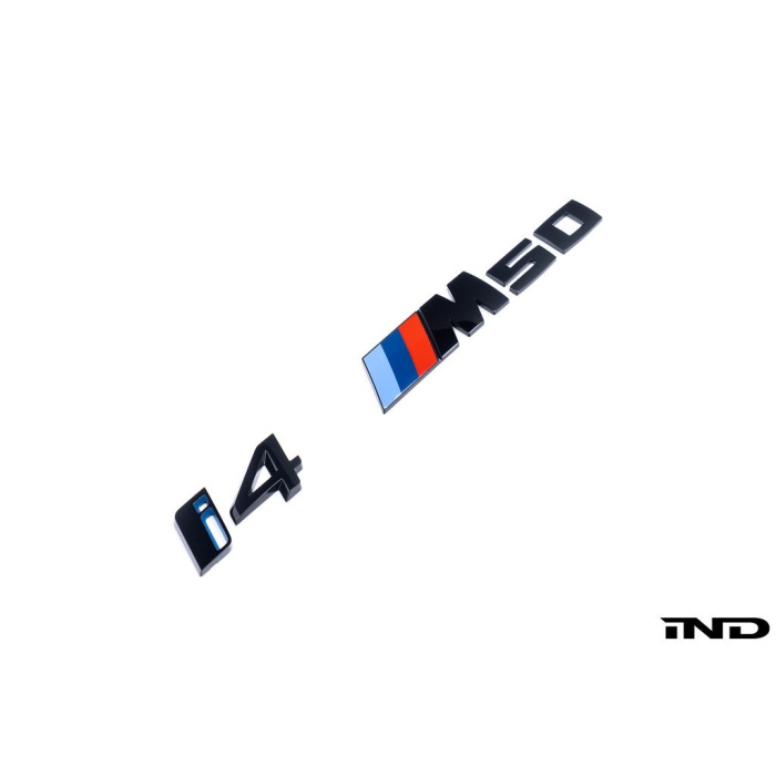 BMW G26 i4 Trunk Emblem - Gloss Black