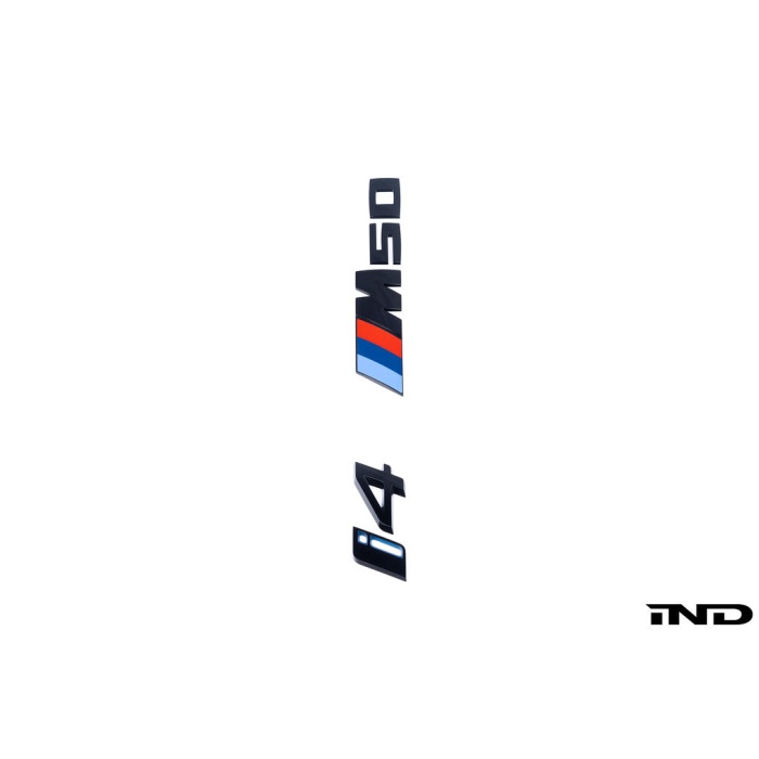 BMW G26 i4 Trunk Emblem - Gloss Black