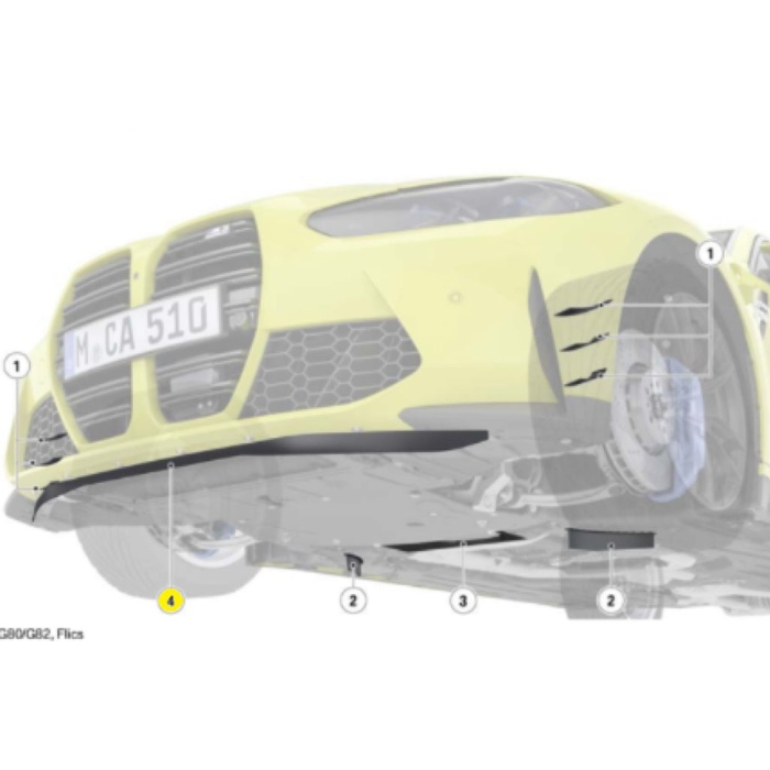 BMW G8X M2 / M3 / M4 European Front Lip Spoiler