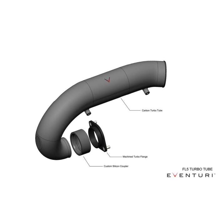 Eventuri FL5 Civic Type-R Carbon Charge Pipe